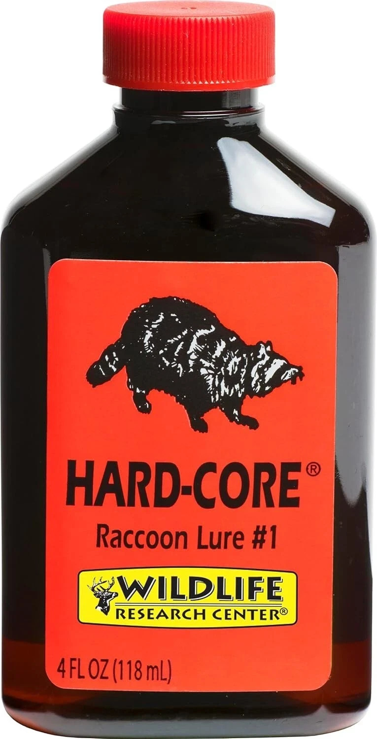 Hard Core #1 Raccoon Lure 4 oz Bottle Wildlife Research Center ~Free Shipping~