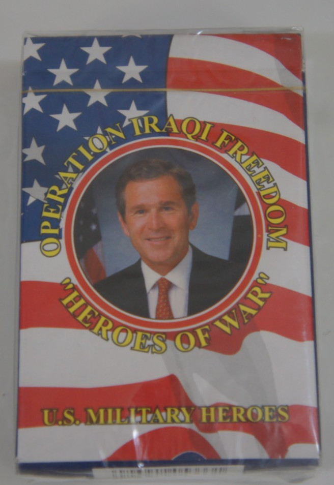 NEW Operation Iraqi Freedom Heroes Of Wars US Military Playing Cards G. W. Bush