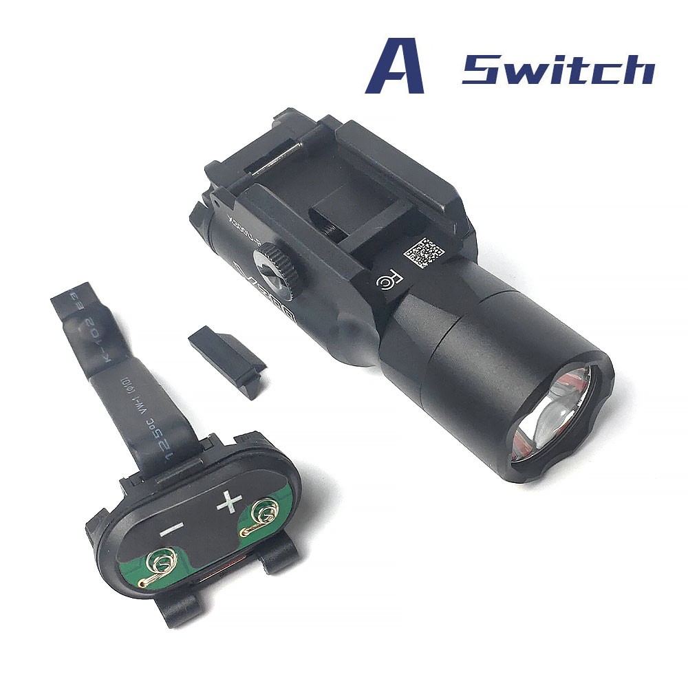 Tactical X300U-B Ultra Pistol LED Weapon Flashlight with Button Light Switch US