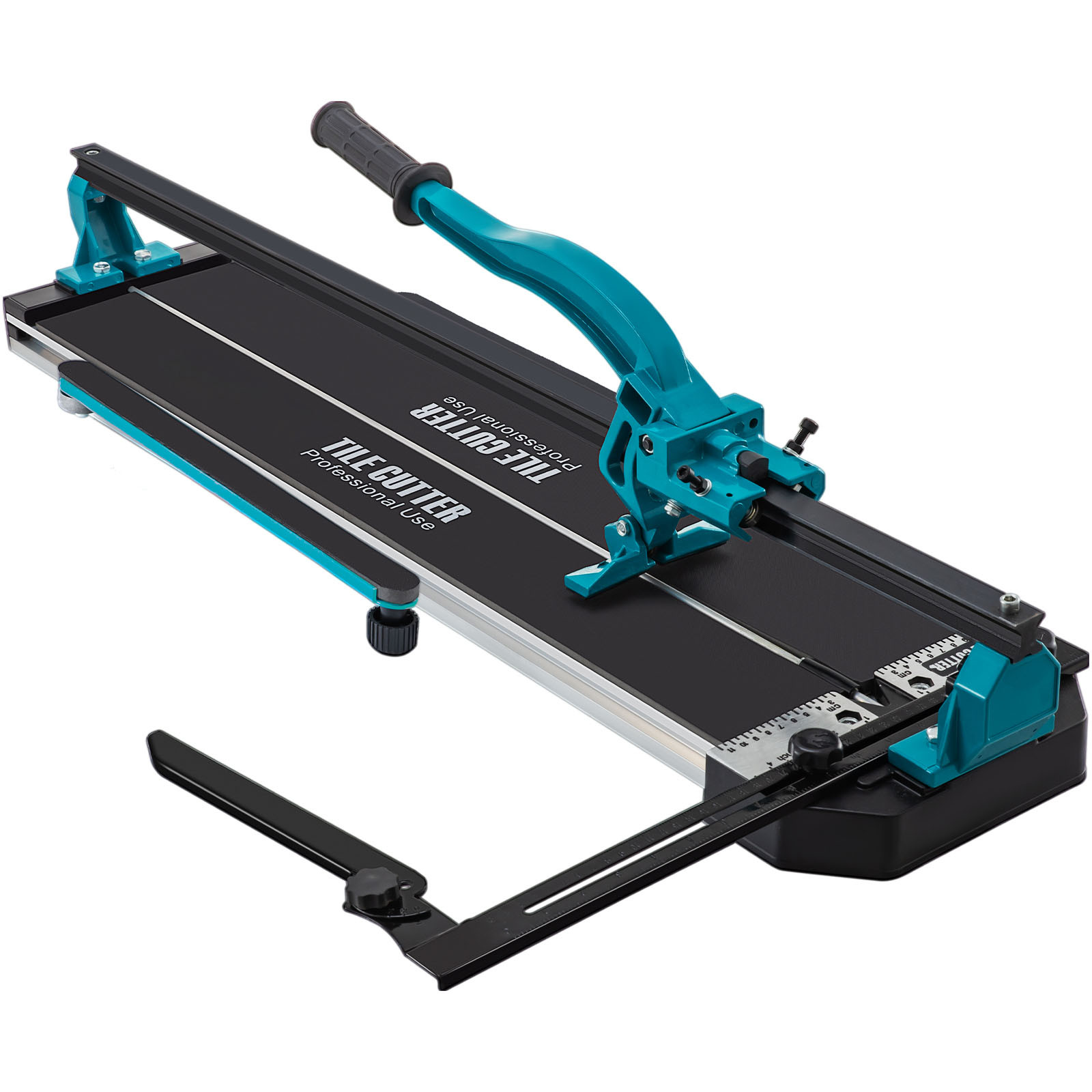 Tile Cutter 47in Cutting Tool w/ Laser Guide Single Rail Double Brackets