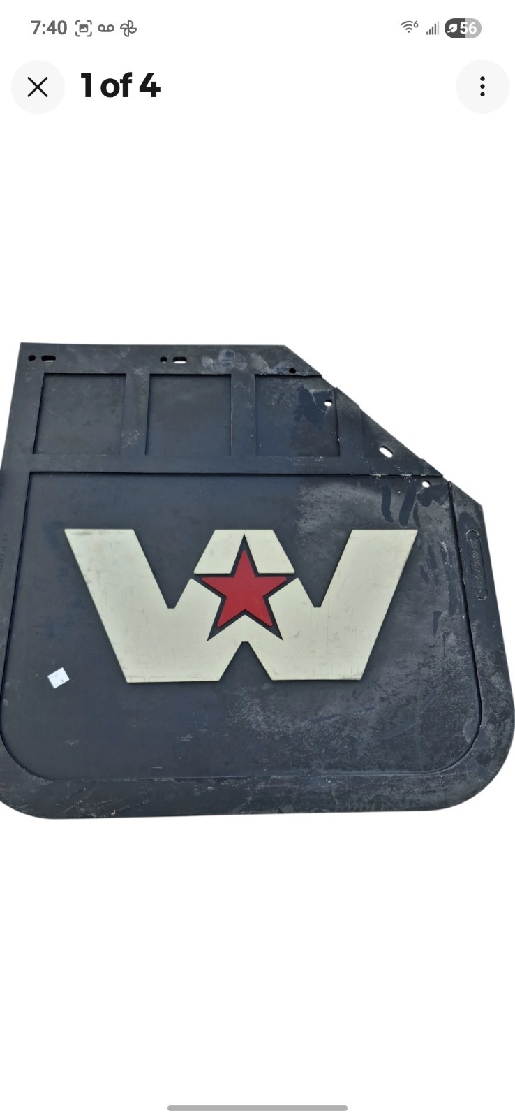 western star mudflap 22-69557-021