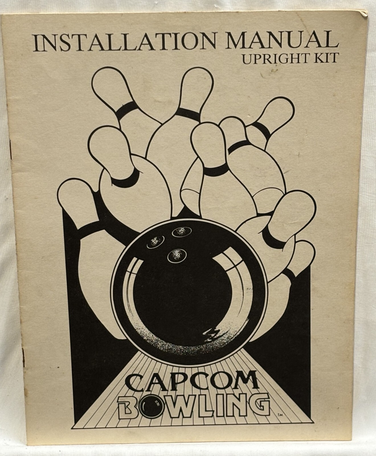 ORIGINAL-CAPCOM-BOWLING-INSTRUCTION MANUAL