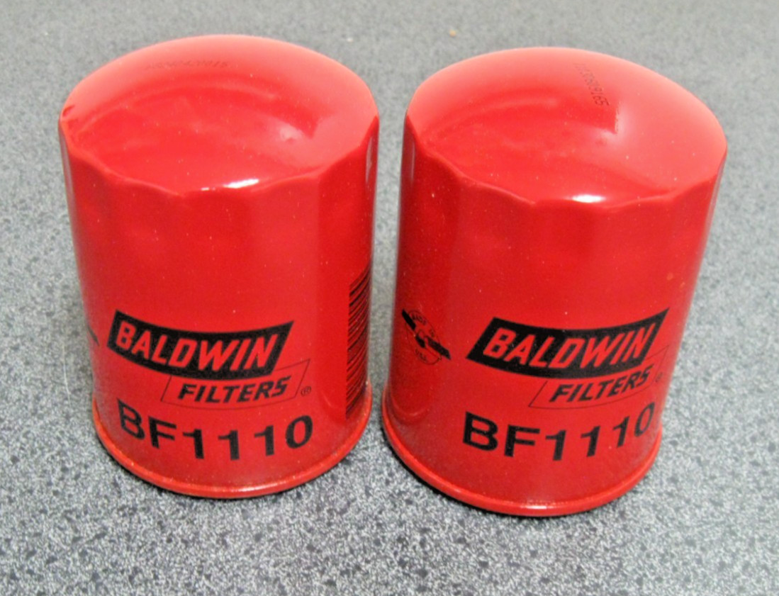 Baldwin BF1110 Fuel Filter 2 Pack fits Case H669283, CAT 1032901, JD T113865,New