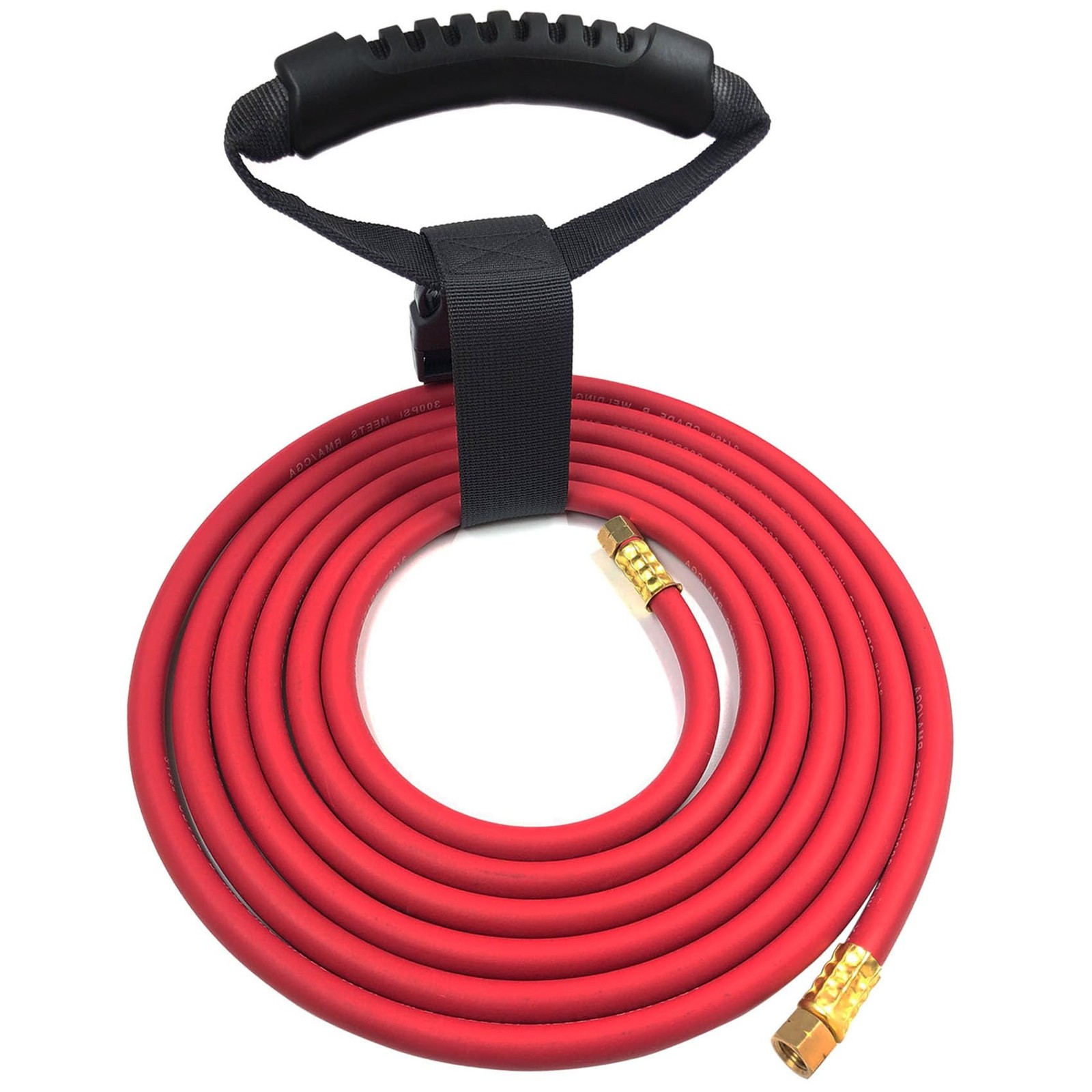 0386-1090 AH-12 Air Acetylene Turbo Torch Hose with Lashing Strap, 12FT, A