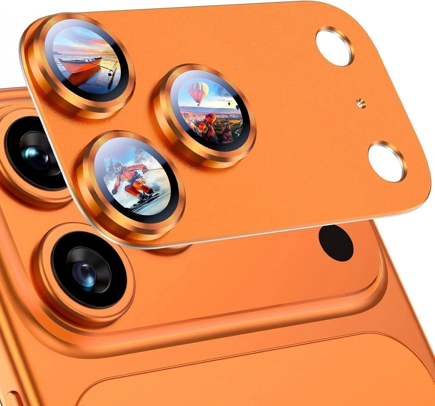 For Apple iPhone 17 Pro Max 17 Air Metal Tempered Glass Camera Lens Protector 9H