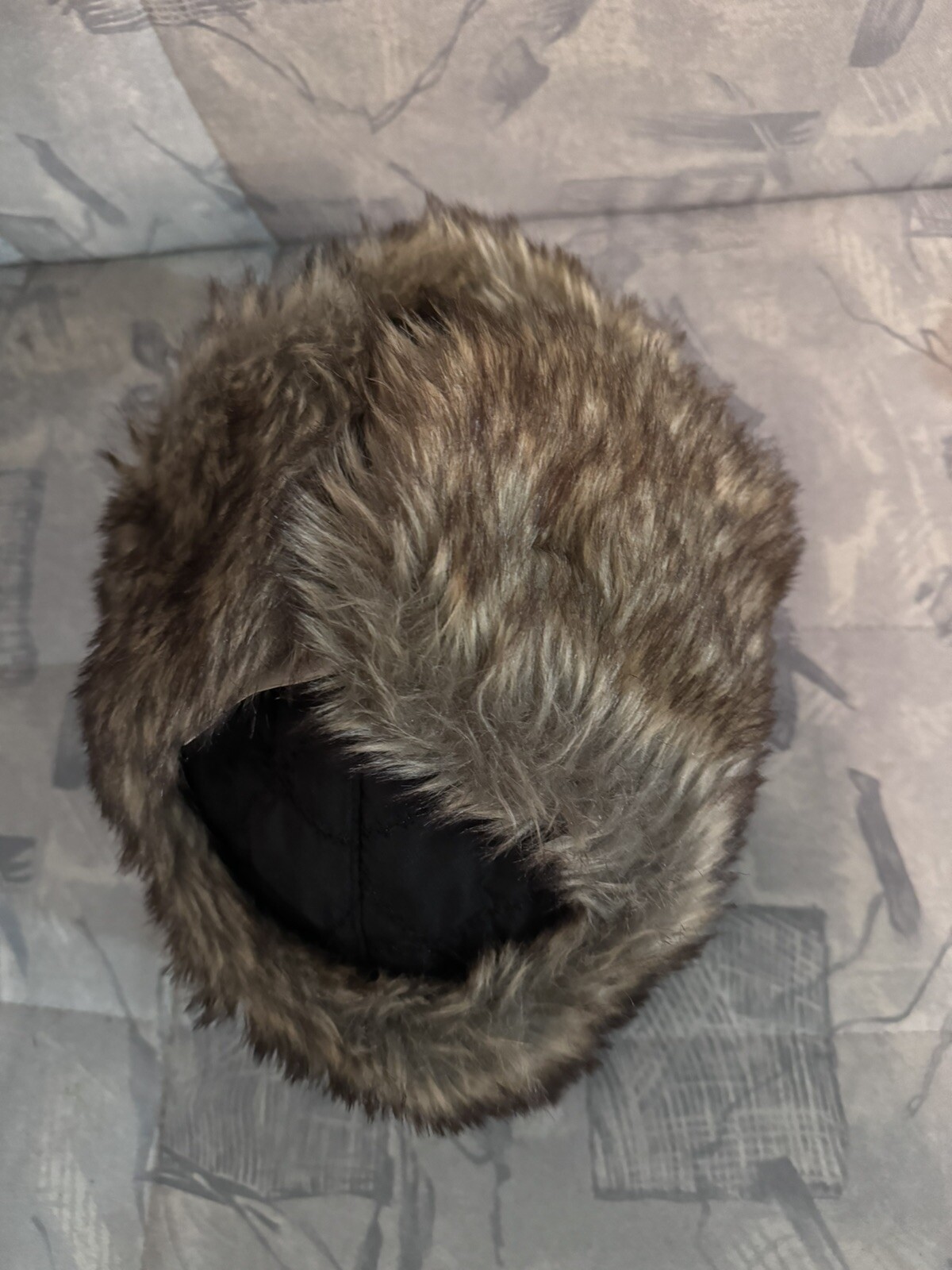 Mens Mountain Ridge Winter Genuine Faux Fur Hat Russian Trapper Earflap
