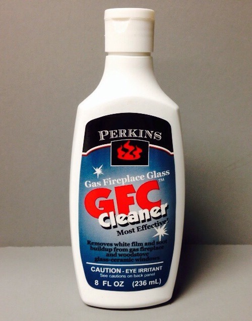 Gas Wood stove Fireplace Glass Cleaner 8 Oz Bottle Soot Remover AW Perkins 102