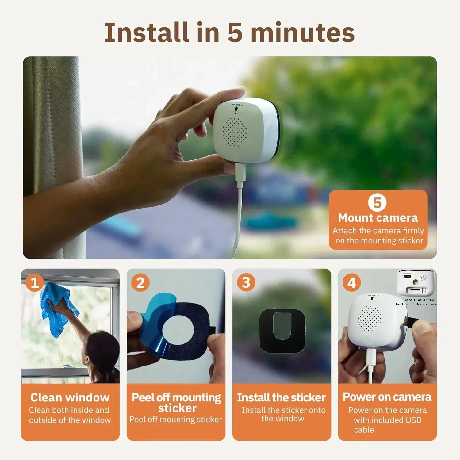 Safeview Window Camera Protect Your Home Window Security Camera+