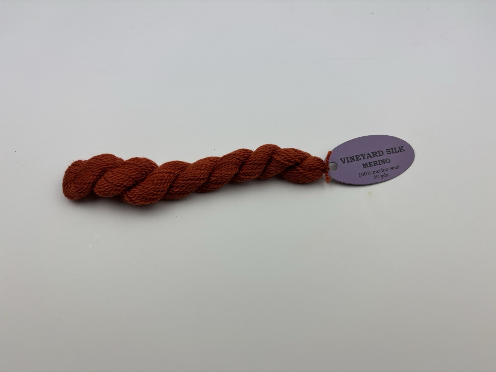 Vineyard Merino Wool Wiltex Threads Non-strandable # M- 1028 Flame Lot 990
