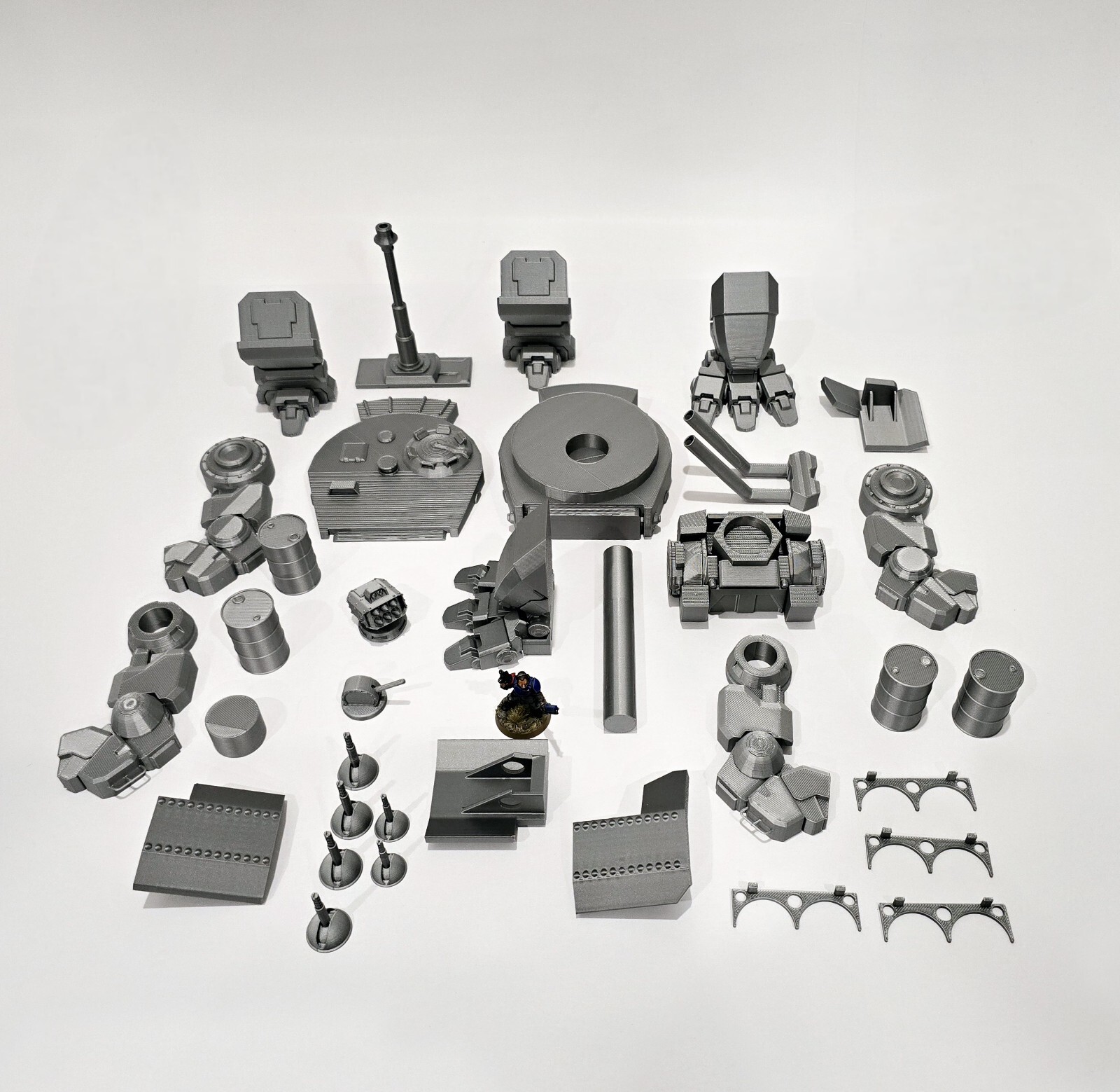3d Printed Miniatures War Walker Titan, Dreadnought Proxy For Tabletop Wargames