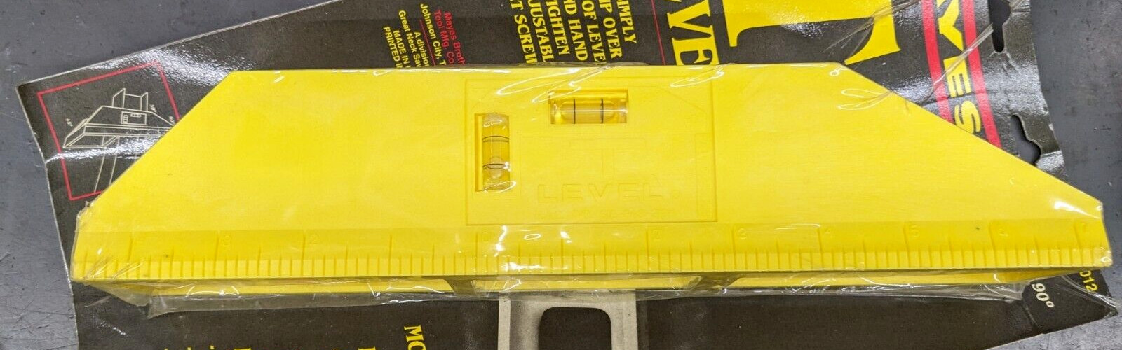 Mayes T Level 20012 - Slip Over End of Level & Tighten Set Screw - T Square