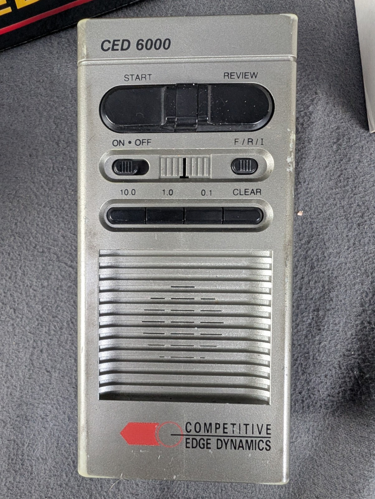 Competitive Edge Dynamics CED 6000 Shot Timer W/Original Box,Case, Manual TESTED