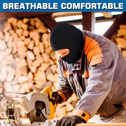 6 Pack Balaclava Ski Mask for Men/Women, One Size 6 Pack Balaclava - Black