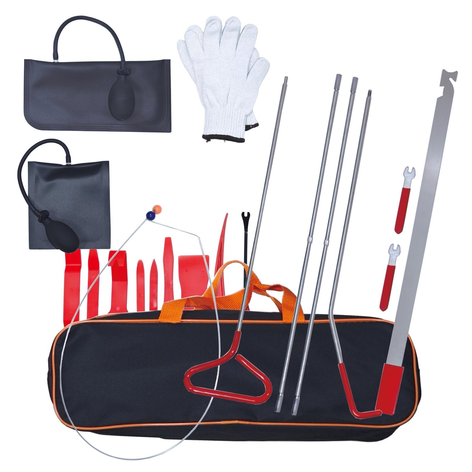 Multifunctional Car Tool Kit, 18 PCS with Carrying Bag