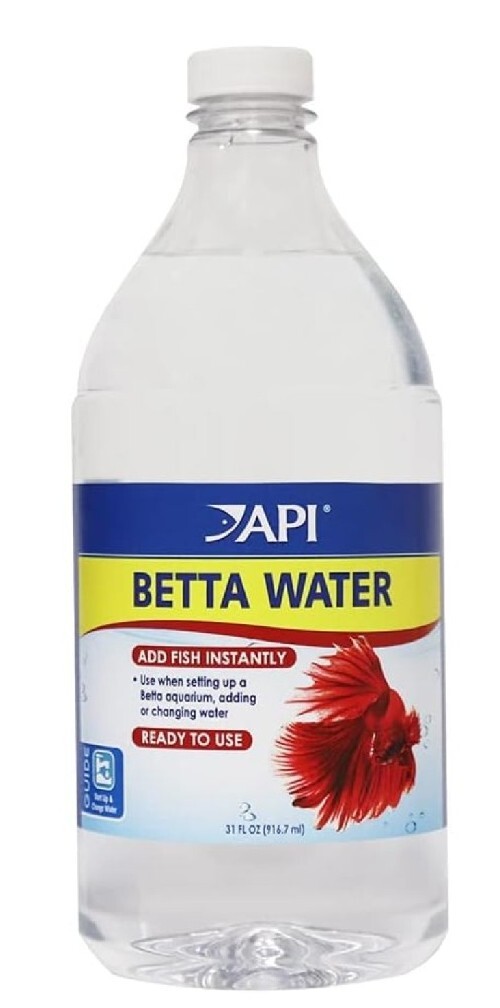 API Betta Water 31oz Pre-Conditioned Ready to Use Water Formulated for Bettafish