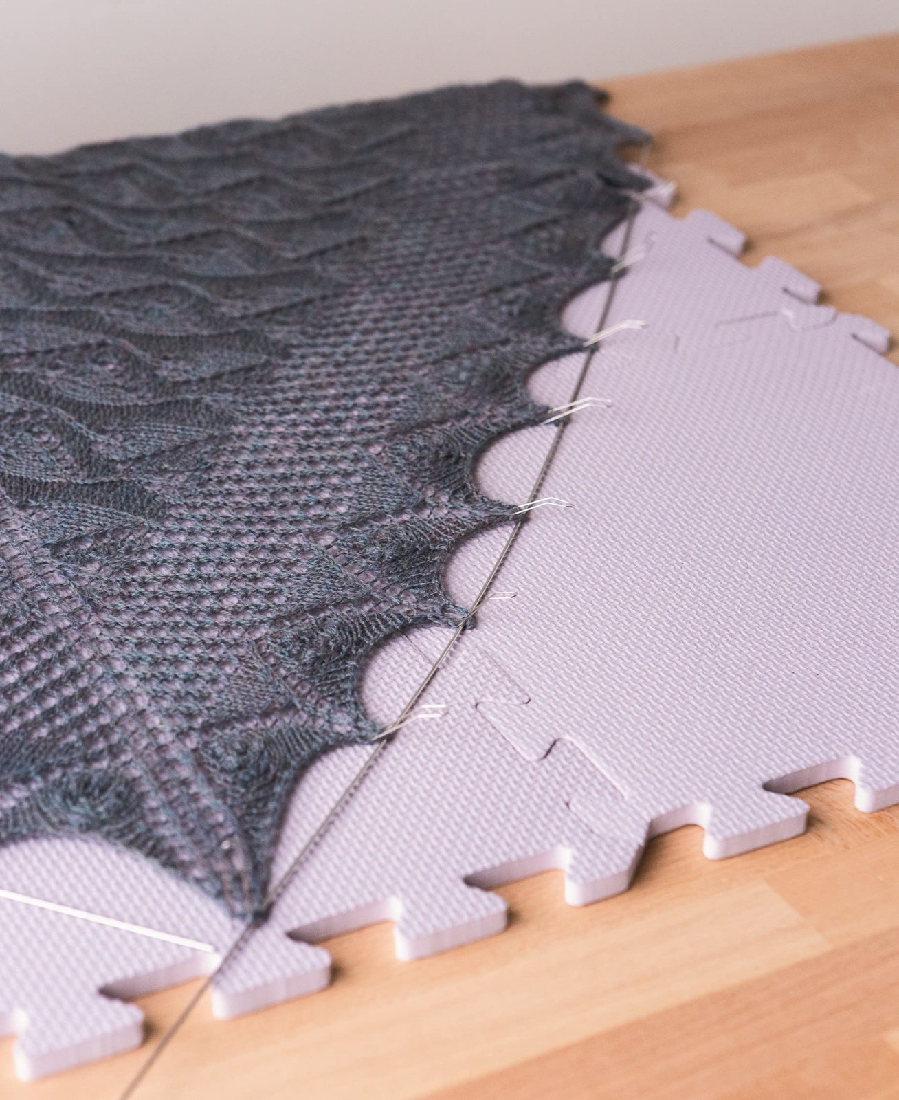 Blocking Mats for Knitting and Crochet Pack of 9 Textured Blocking Boards