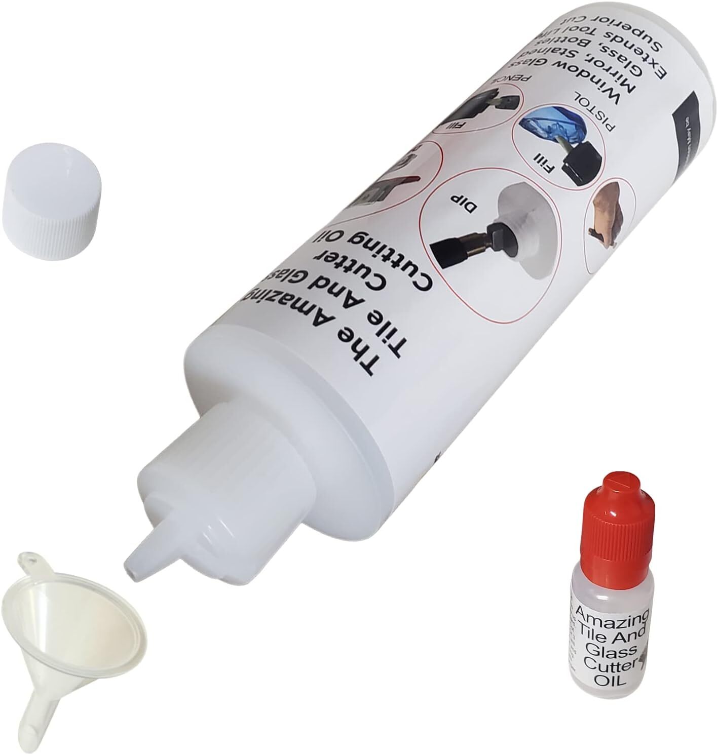 Glass Cutting Oil For Stained Glass Precision Cutter Best Blended Fluid 80Ml