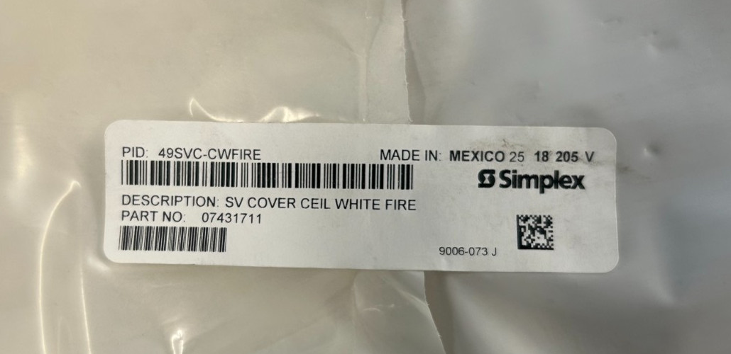 SIMPLEX 49SVC-CWFIRE (Lot of 5)
