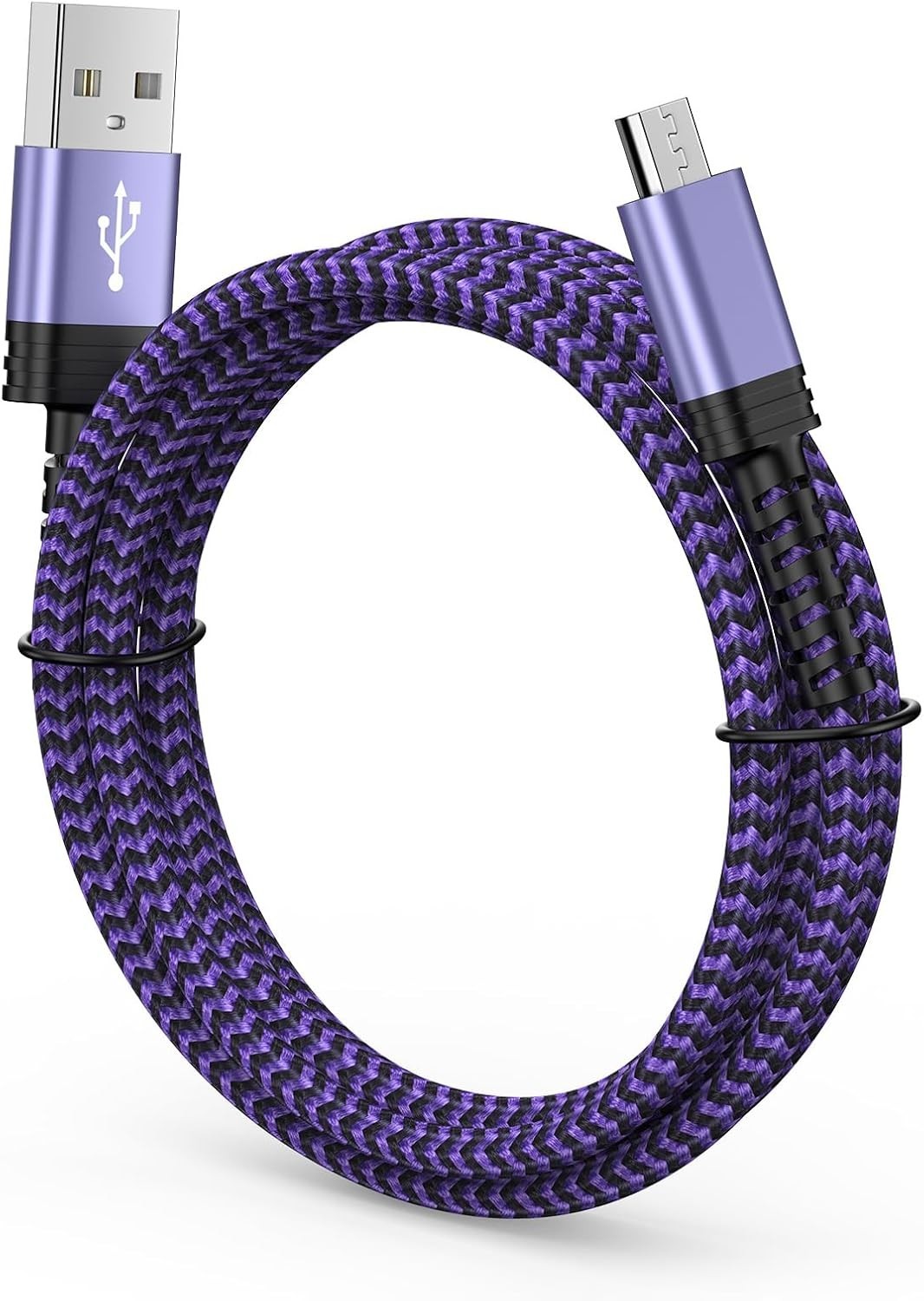 Durable Nylon Braided 6FT Micro USB Cable - Perfect for Kindle & Gaming Consoles