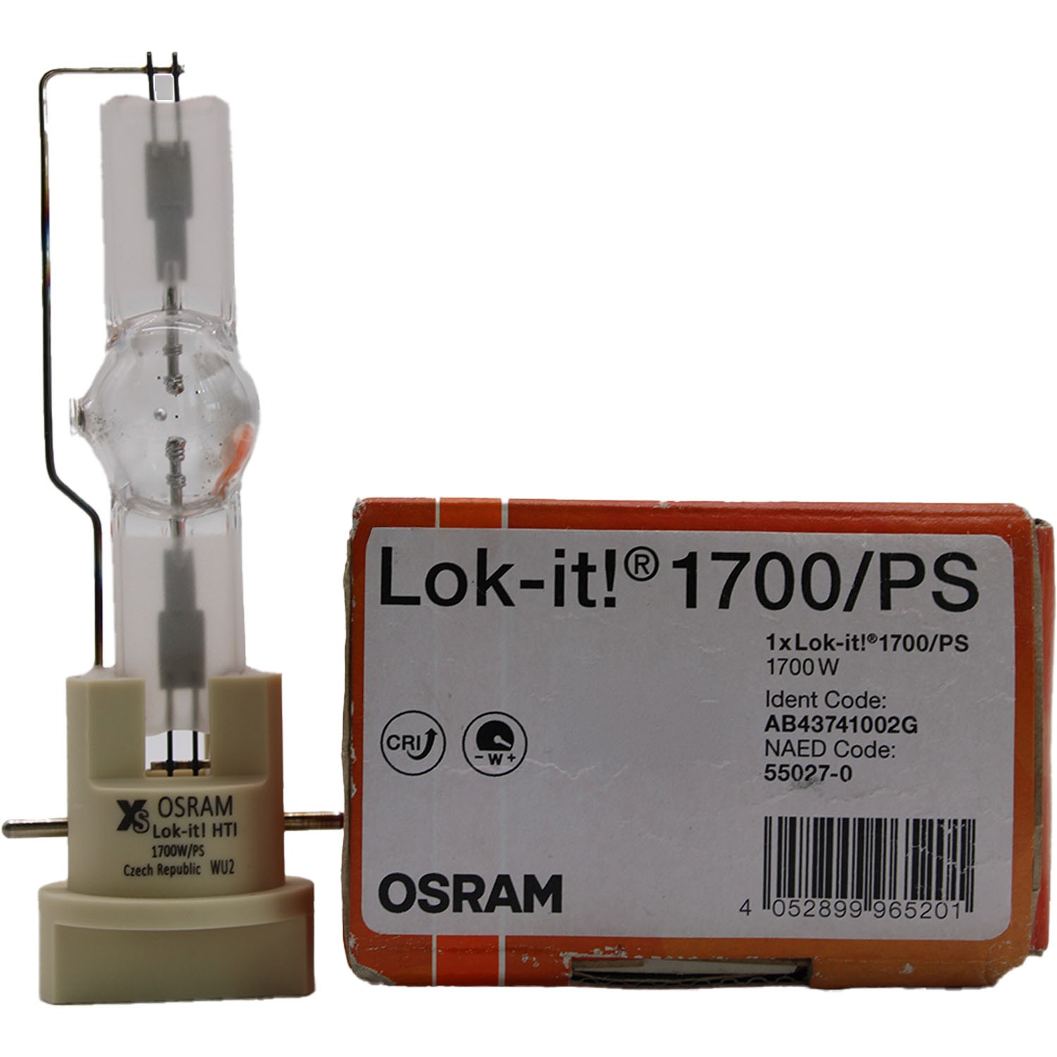 Osram Lok-it 1700W/PS Metal Halide lamp for PR Lighting Endow XR 1700 Framing