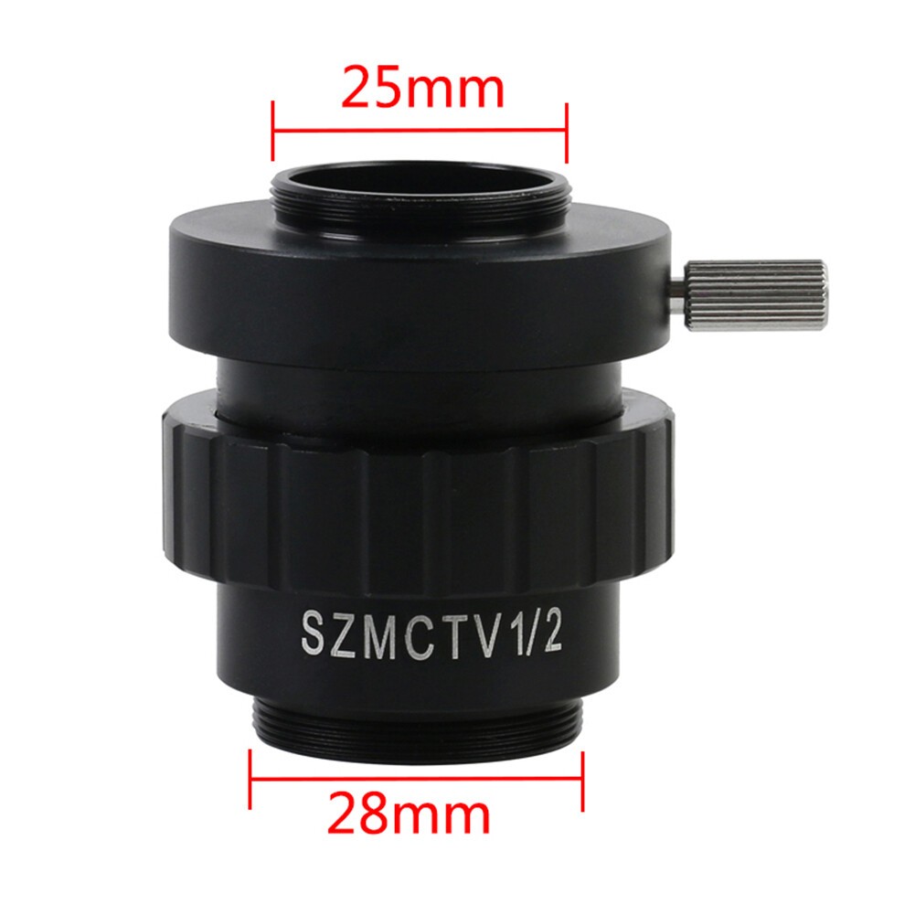 0.5X 1/2 CCD C-Mount Lens Adapter for CCD Video Camera Trinocular Microscope