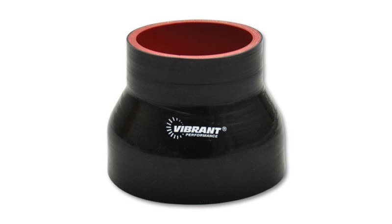 Vibrant 19738 ne Reducer Coupler 4.00in ID x 3.00in ID x 4.50in Long - Black