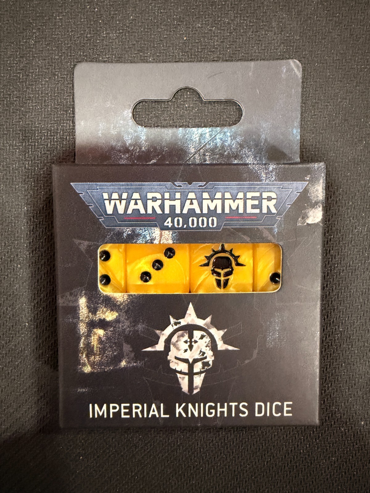 Games Workshop Warhammer 40,000: Imperial Knights Dice Set (10th Edition) - New!