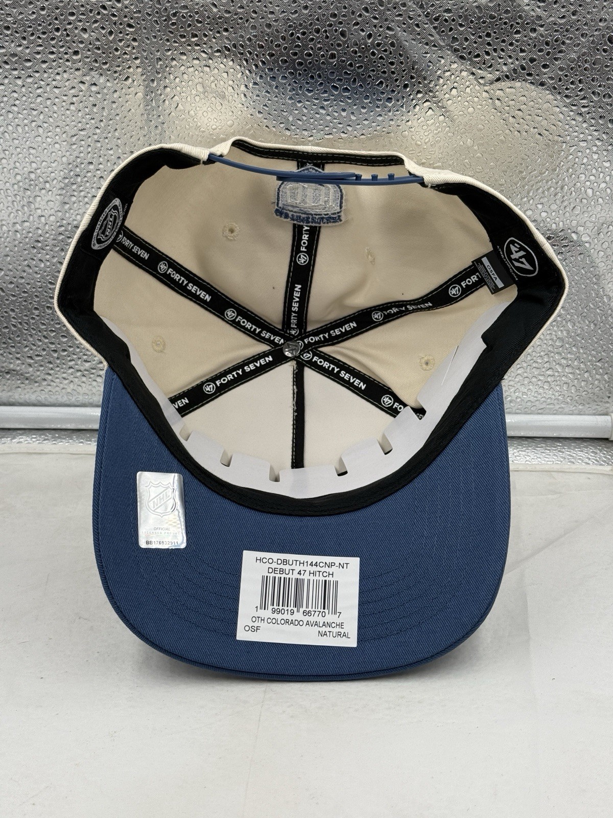 Colorado Avalanche NHL '47 Throwback Natural TT Hitch Adjustable Snapback Hat