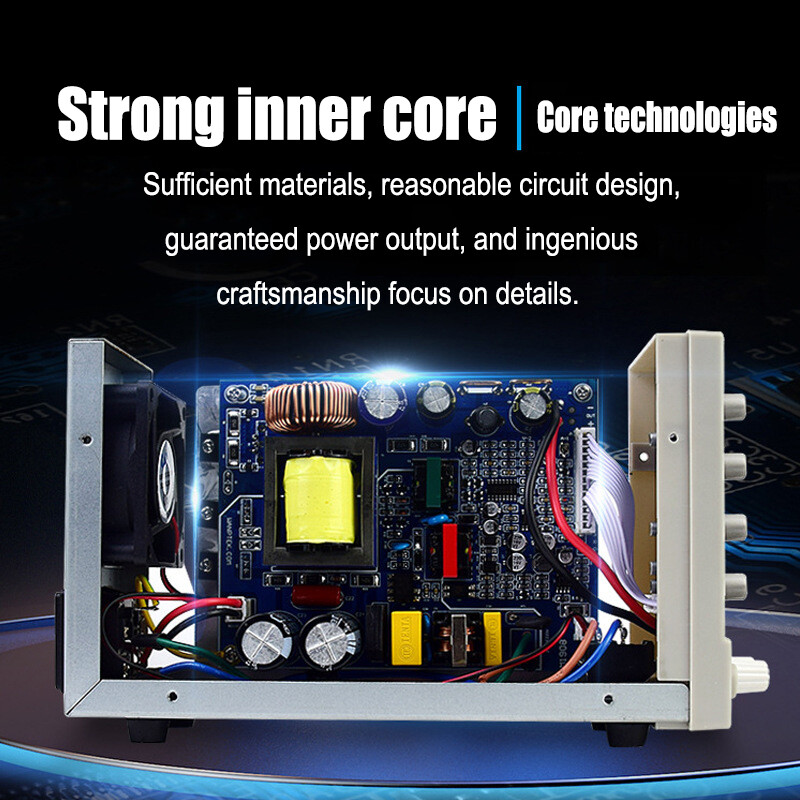 DC Power Supply Variable Adjustable Switching Regulated Power Supply 0-30V 0-6A!