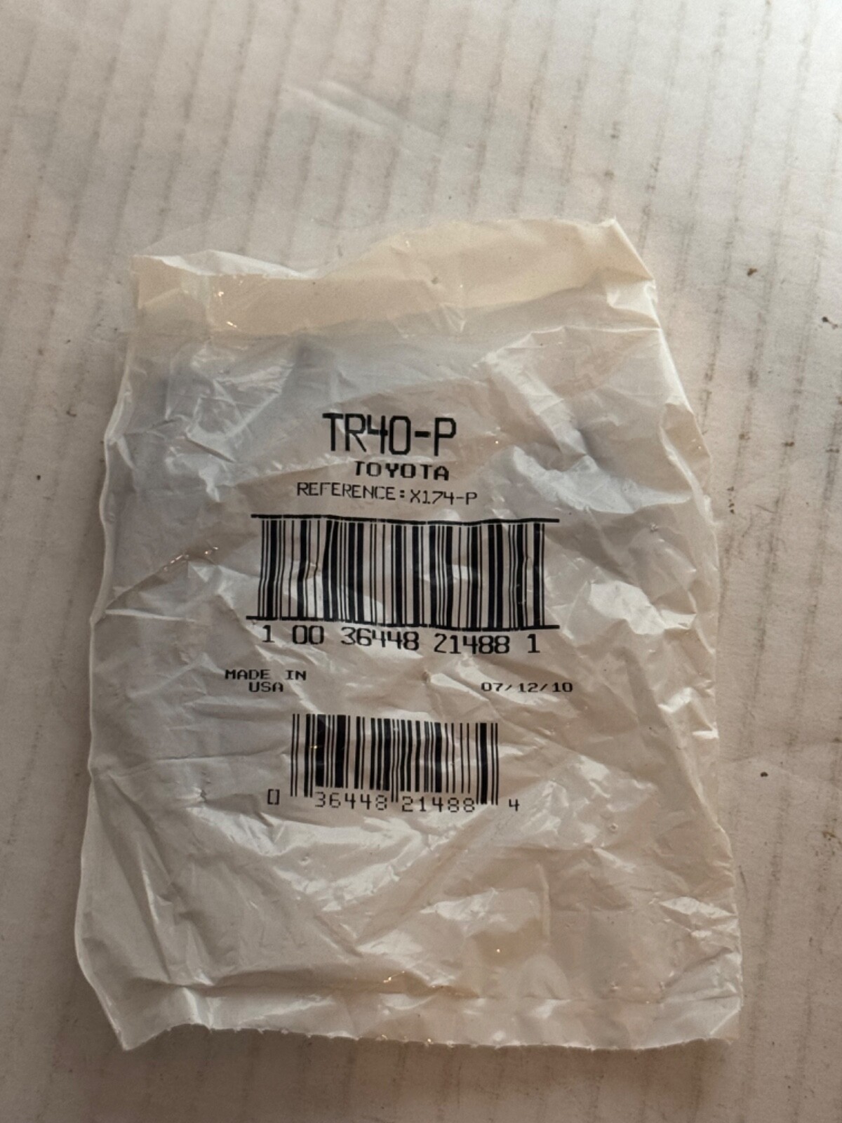 Kaba Ilco TR40-P Plastic Head Key Blank (5-Pack)