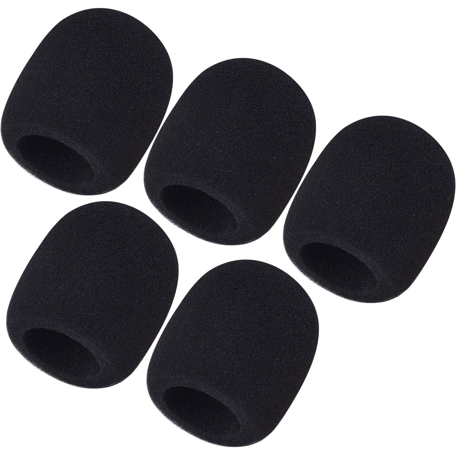 5 Pack SM58 mic Windscreen Pop Filter for Shure sm58 PG58Foam windscreen Black