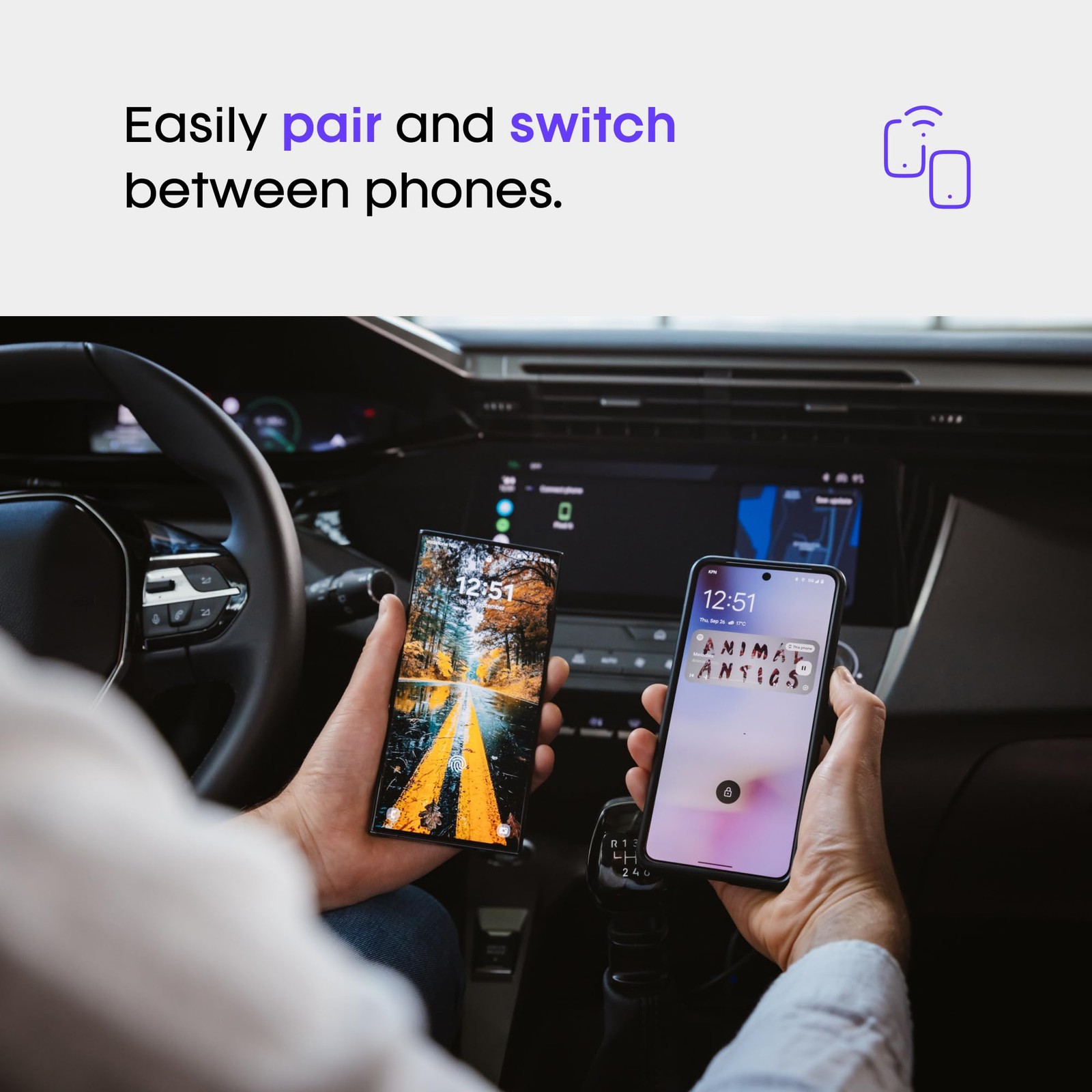 AAWireless Two - Android Auto Wireless Adapter - Convert Factory Wired