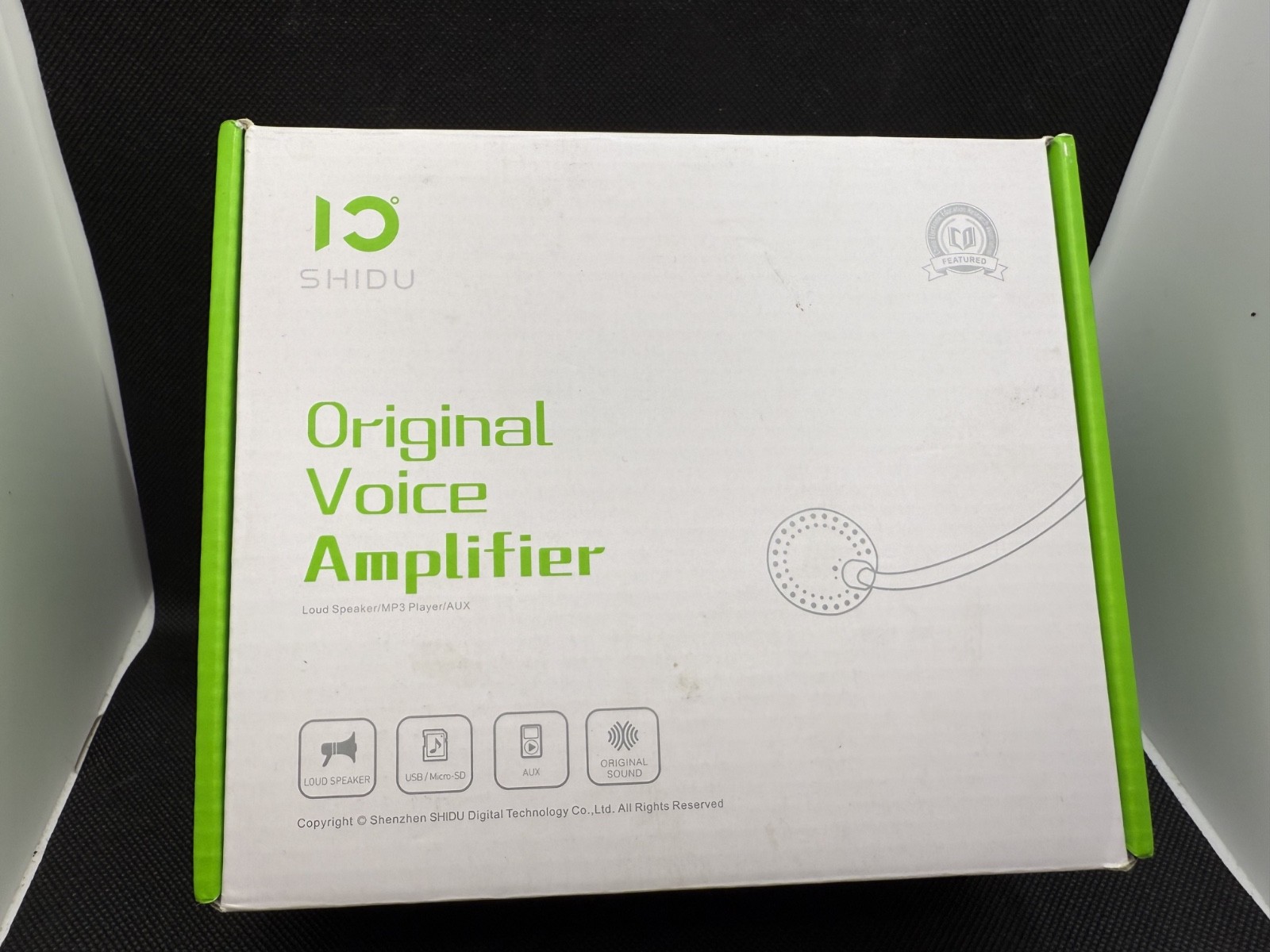 SHIDU Voice Amplifier with Microphone Headset, Bluetooth Voice Amplifiers S611