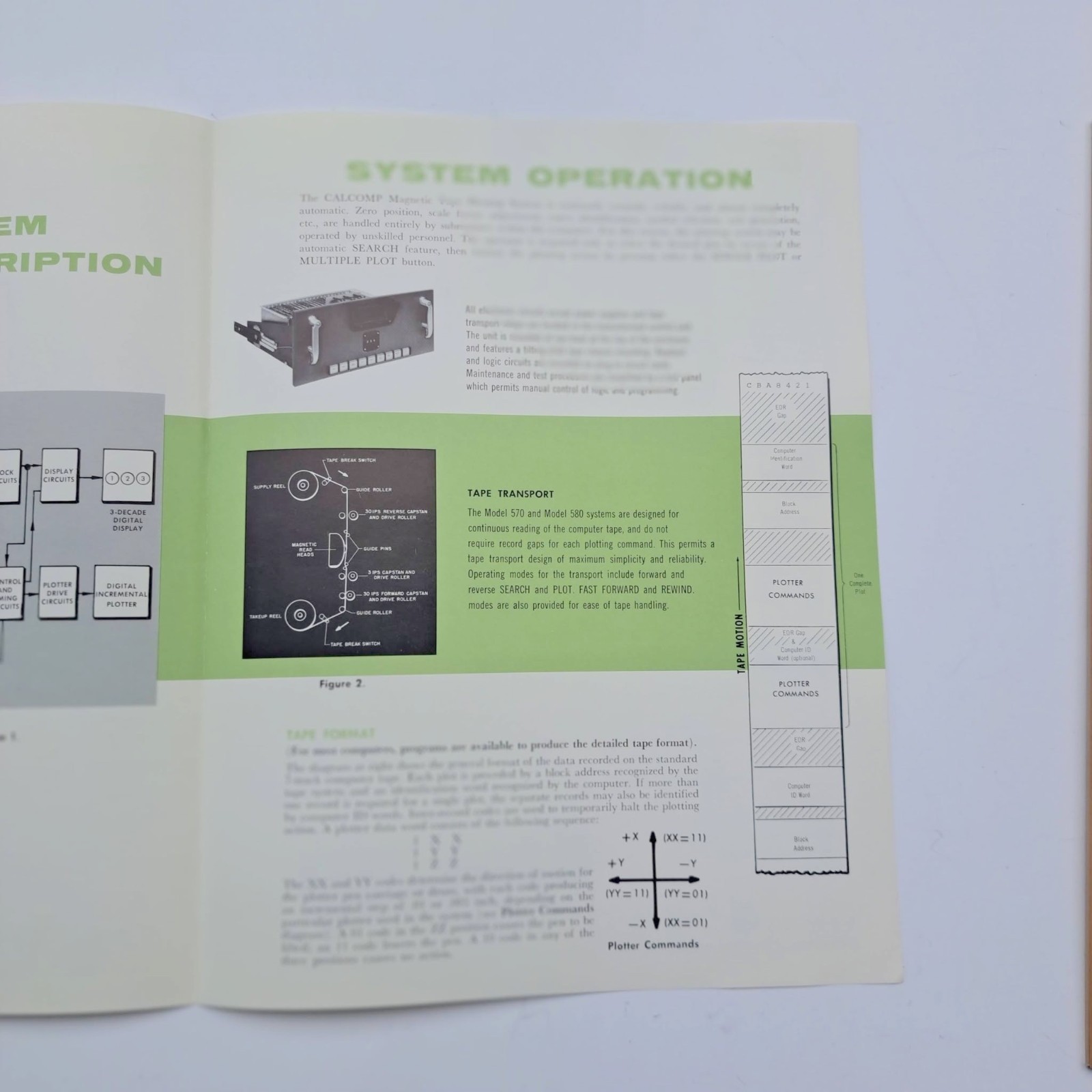 Vintage CALCOMP Magnetic Tape Plotting Systems Bulletin Brochure