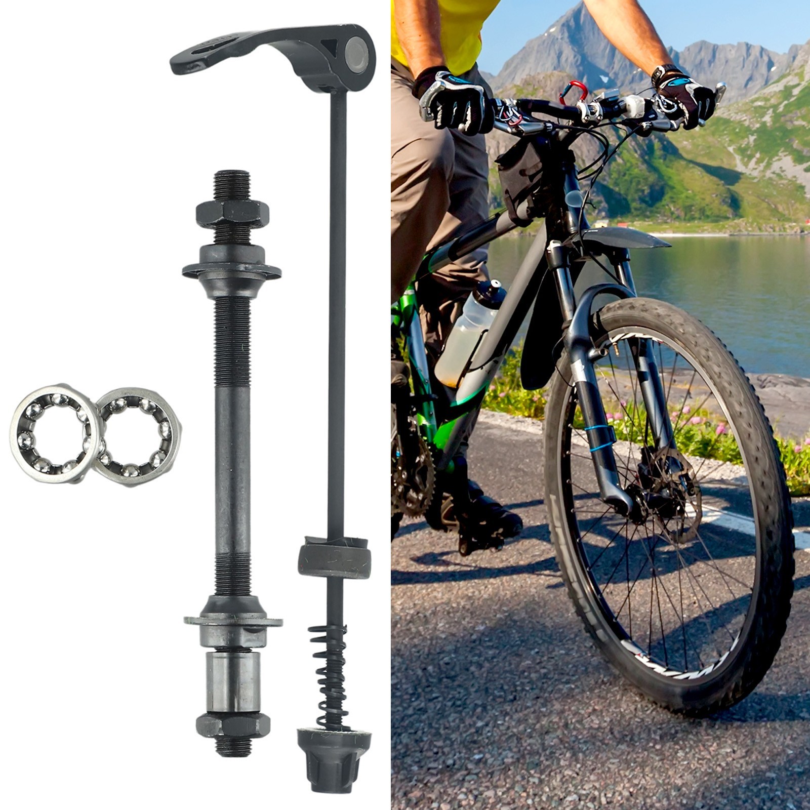Skewers Quick Release Skewers Wheel With 25mm??1/4??Hub Axle Bike Front Rear
