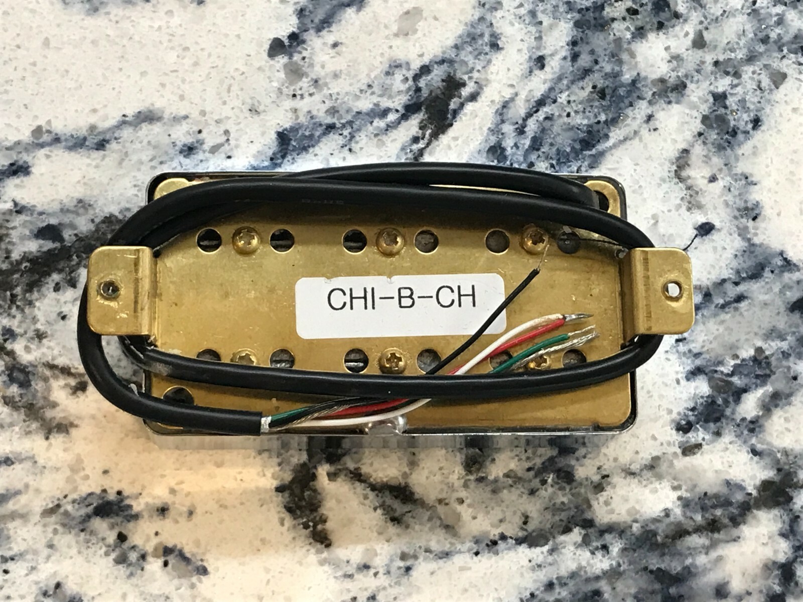RAILHAMMER Chisel Bridge Chrome Humbucker Pickup