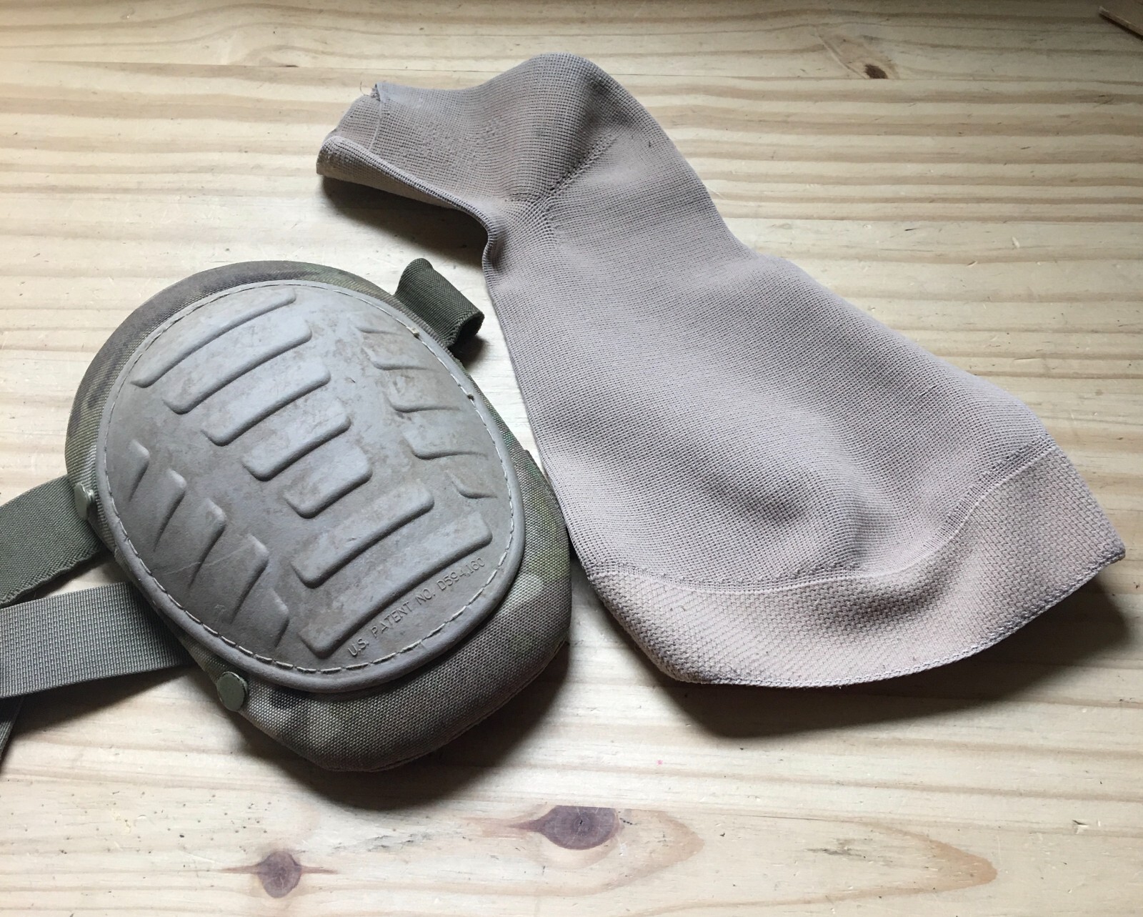 One Tactical McGuire Nicolas Military Knee Pad W/ Knee Sleeve Made in USA