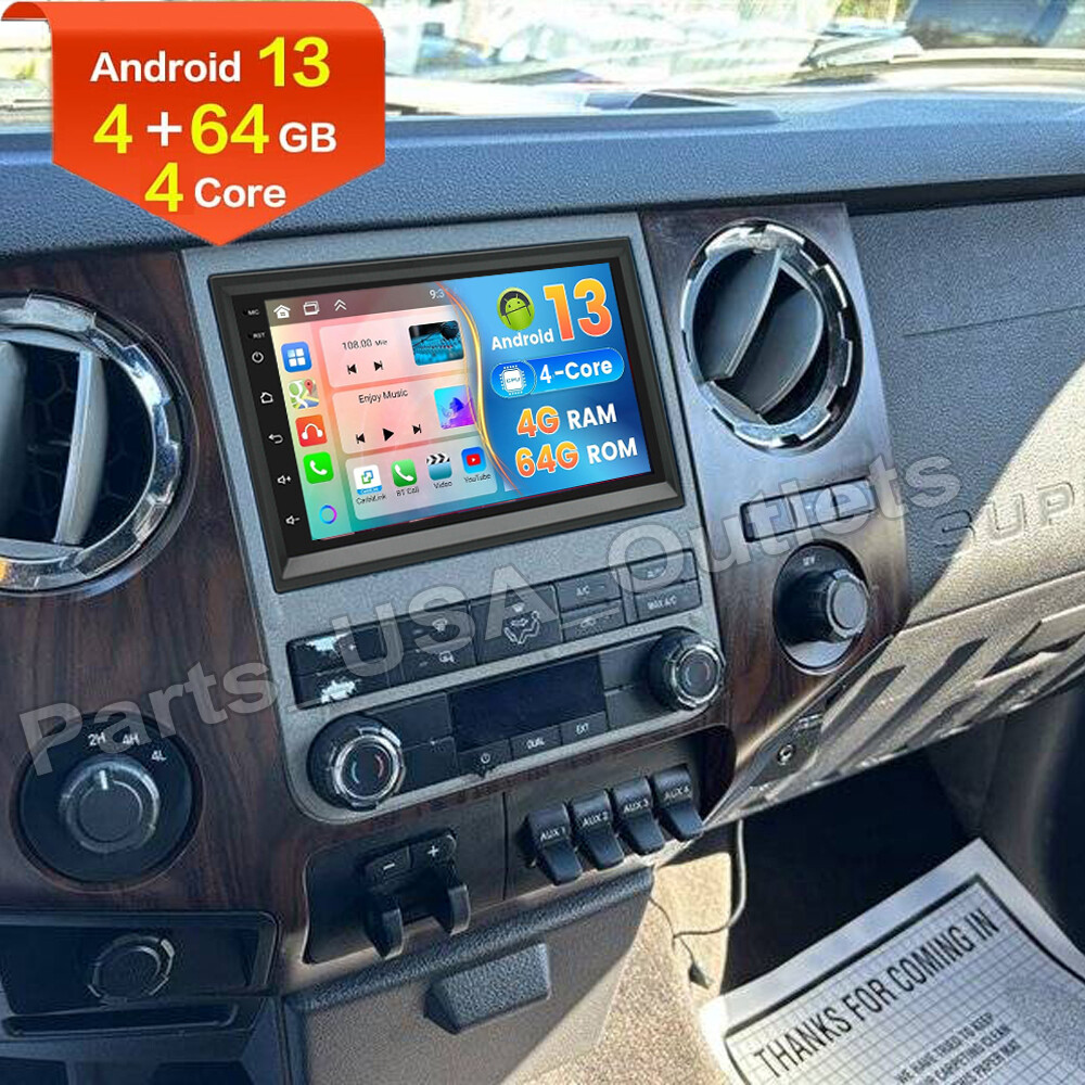 4+64G Android CarPlay Car Radio Stereo for 2006-2014 Ford F-250 F-350 Super Duty