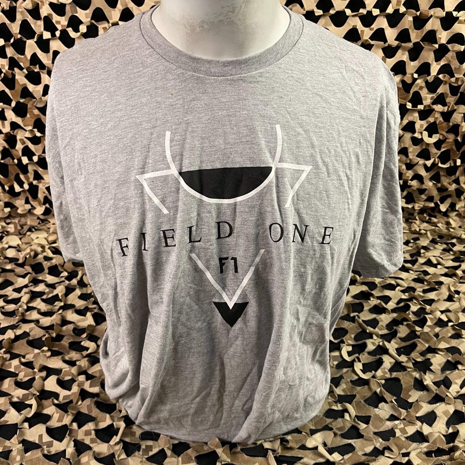 NEW Field One Basic T-Shirt - Grey - Small