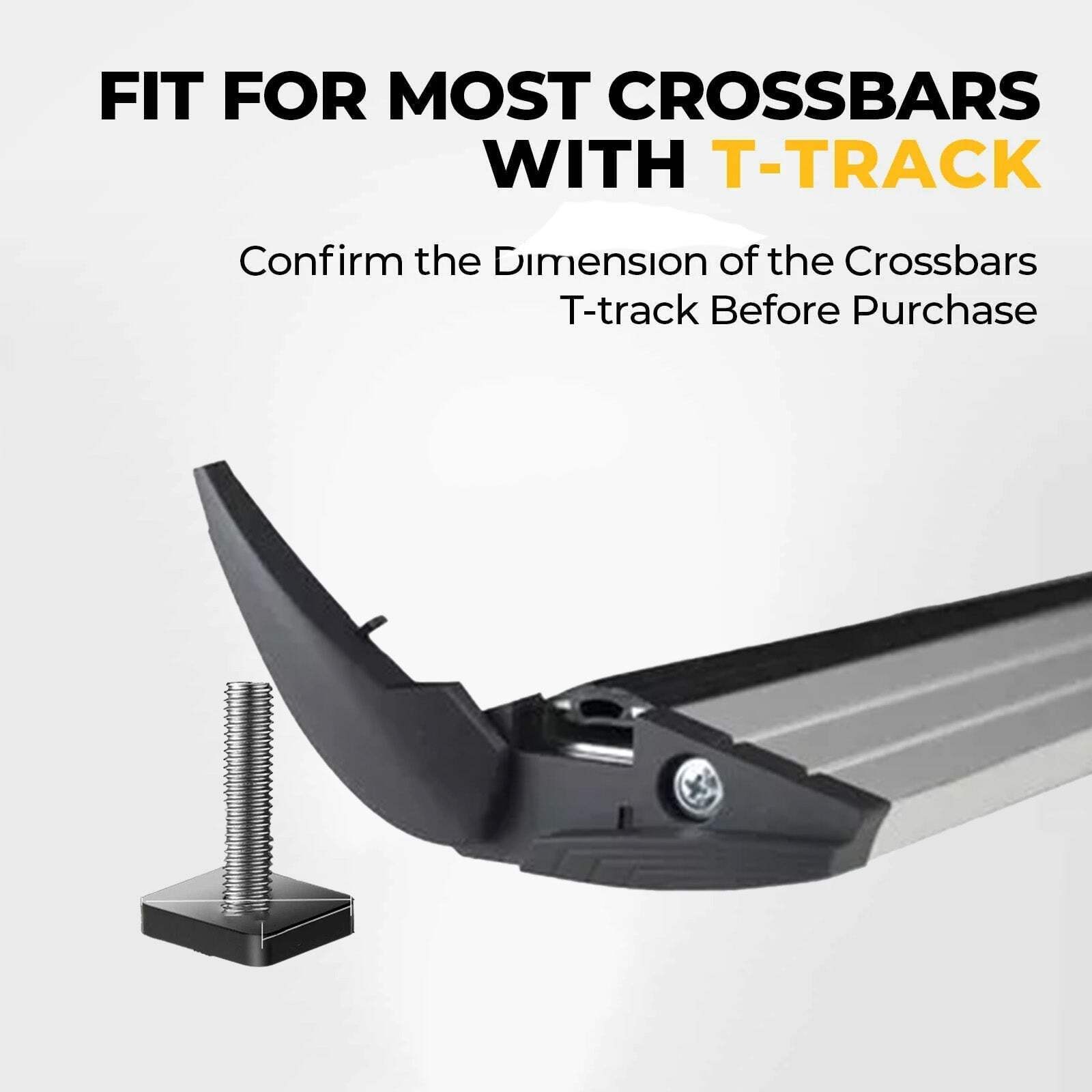For Citroen C3 B618 2016-2025 Roof Rack System, Aluminium Cross Bar, Normal Roof