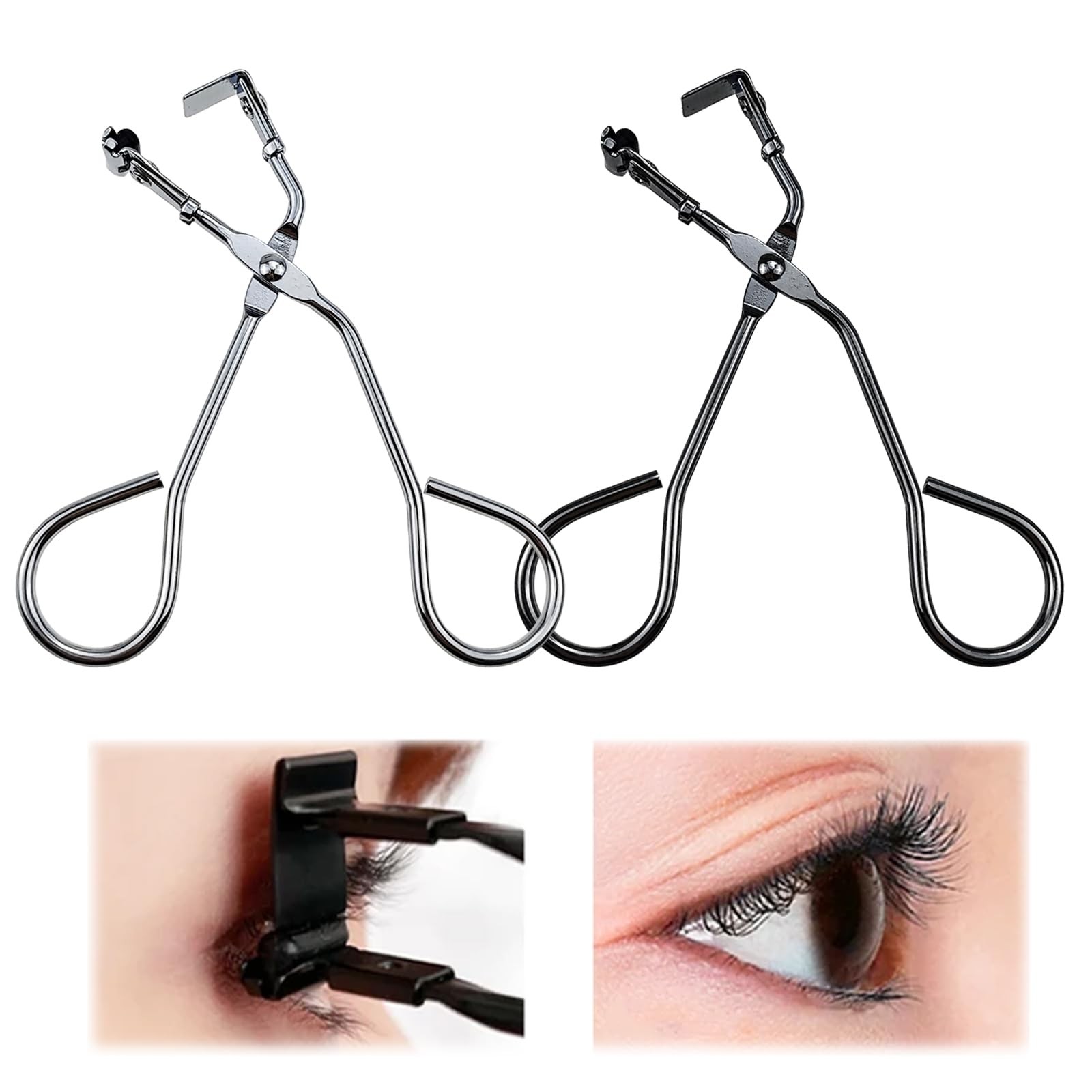 4 Pack Mini Eyelash Curler, Precision Curl Control for Short Lashes, Fits All Ey