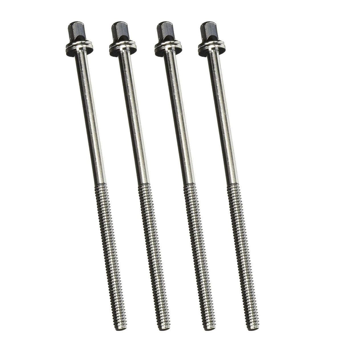 Bass Drum Tension Rods 4 Pack 4 1/3 Inch 7/32 Diameter Percussion Parts
