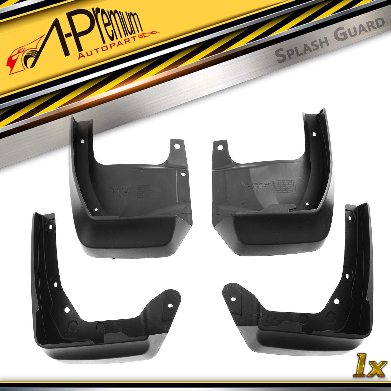 4pcs New Mud Flaps Splash Guards Mudguard for Honda Odyssey 2014-2017 V6 3.5L