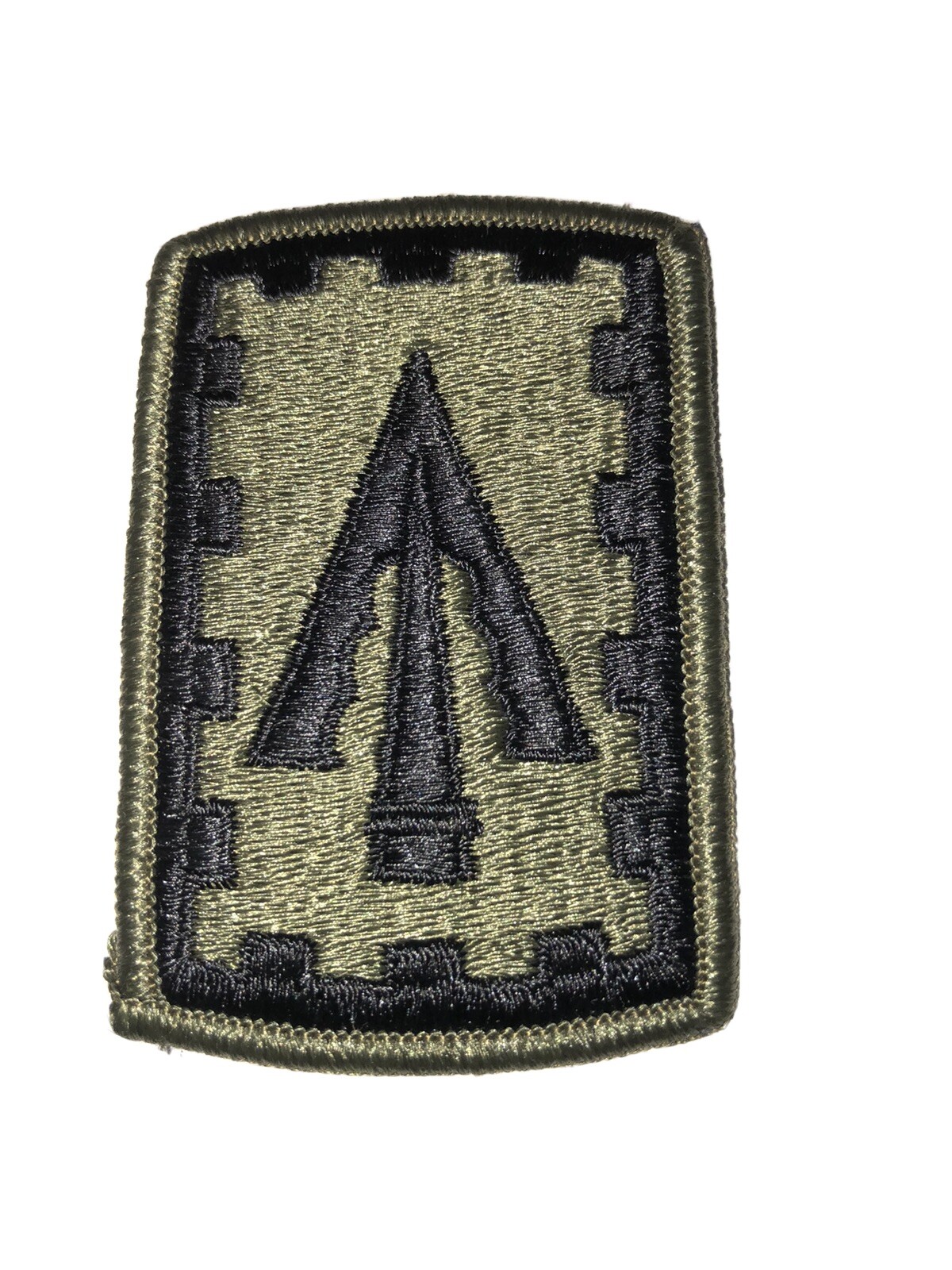 108th Air Defense Artillery Brigade Subdued U.S. Army Shoulder Patch Insignia