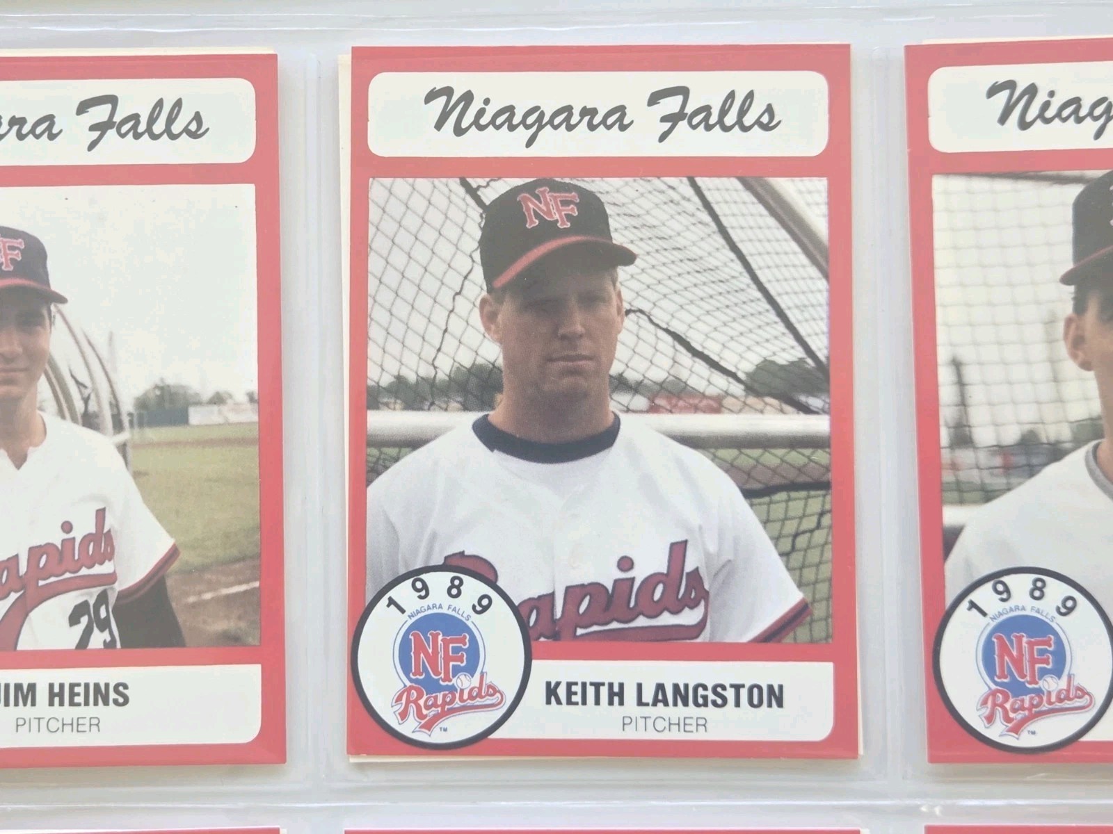 1989 NIAGARA FALLS RAPIDS MINOR LEAGUE BASEBALL 31 CARD TEAM SET EX COND