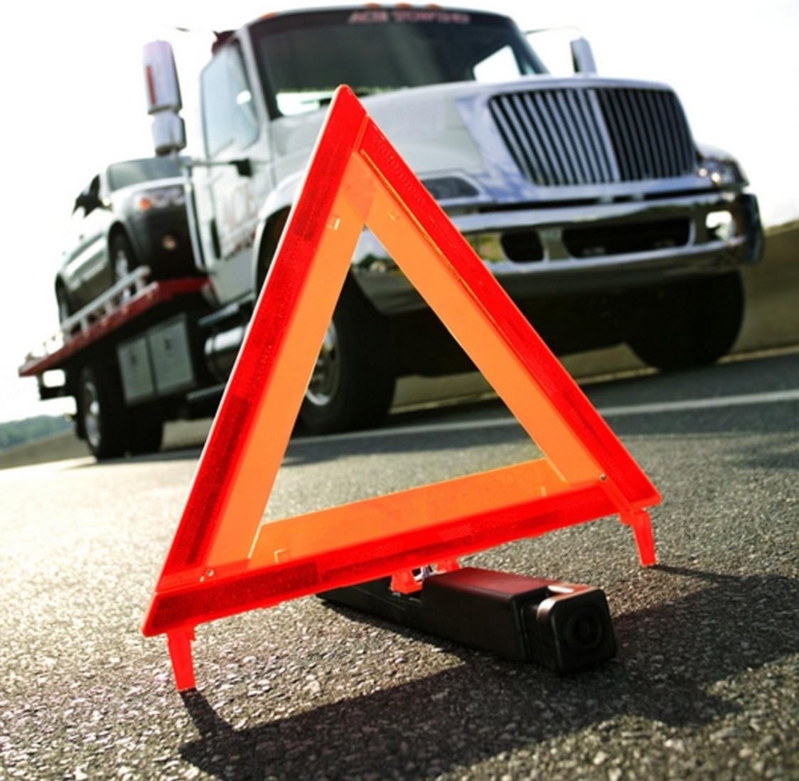 3 Pack Warning Triangle DOT Approved Road Safety Kit Reflective Emergency
