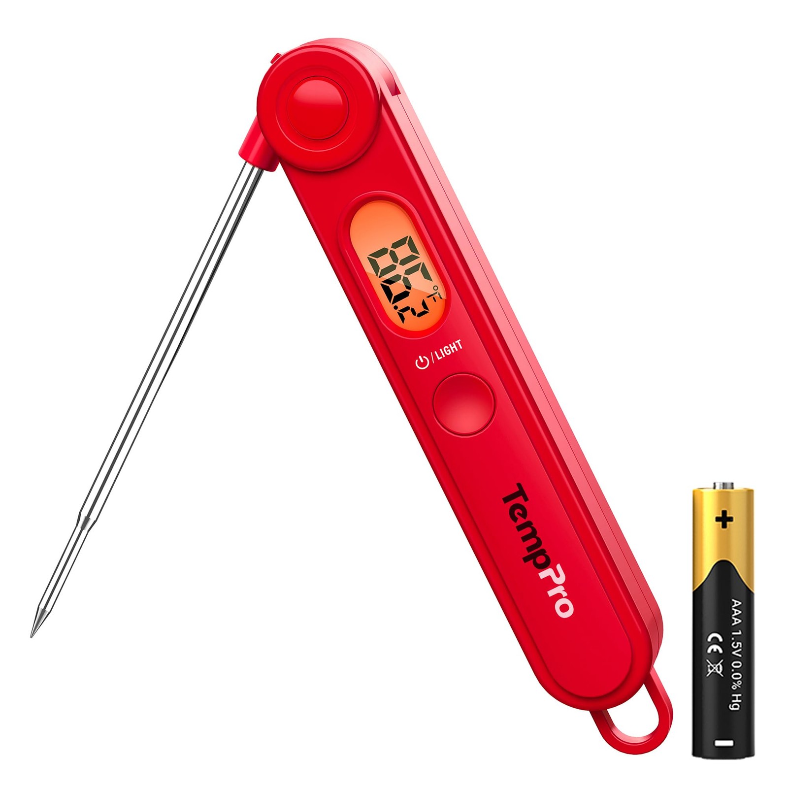 Instant Read Thermometer with Backlight, Kitchen Food Thermometer for Grill Smok