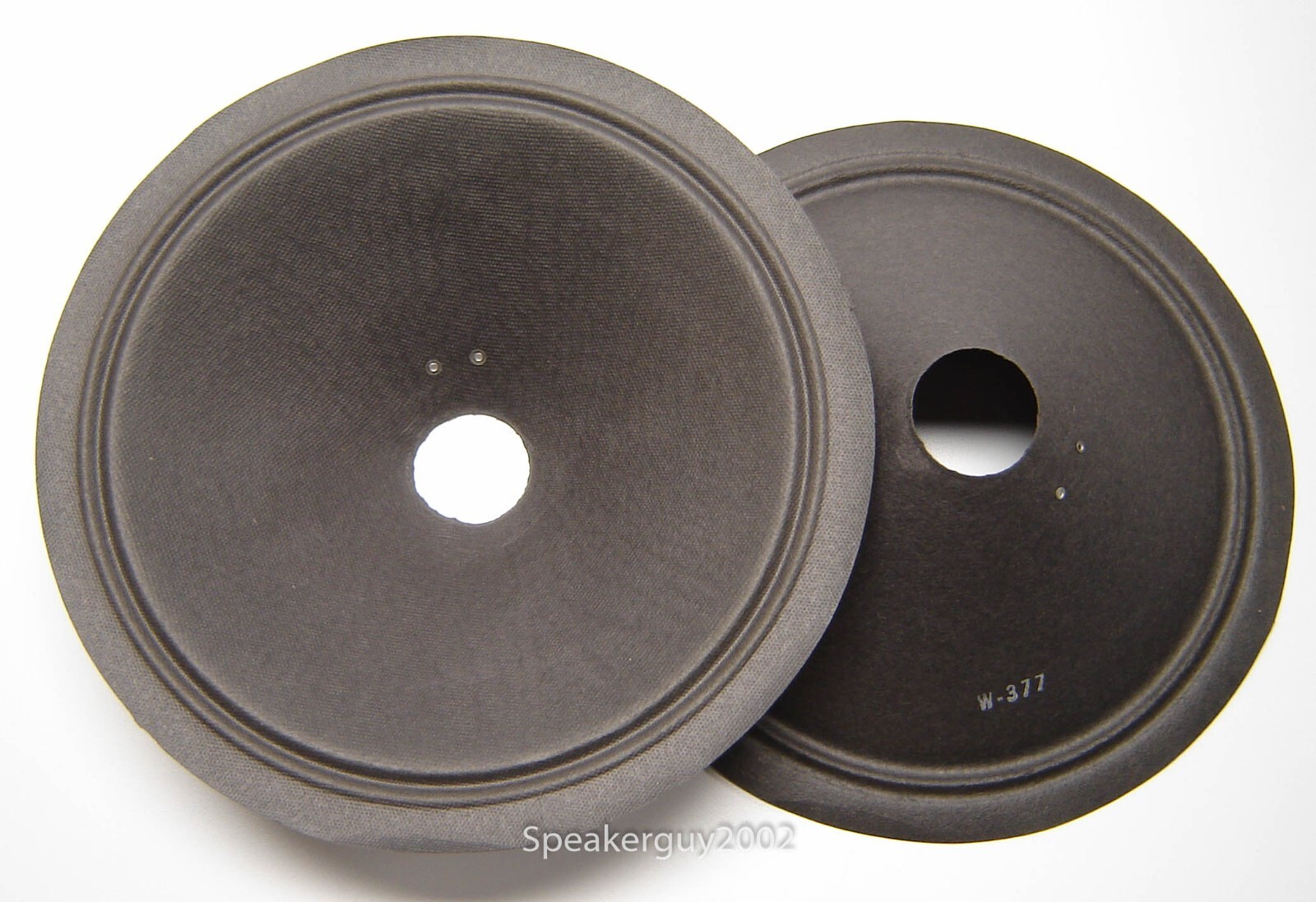 Pair 9" Paper Speaker Cones - Recone Parts - W377