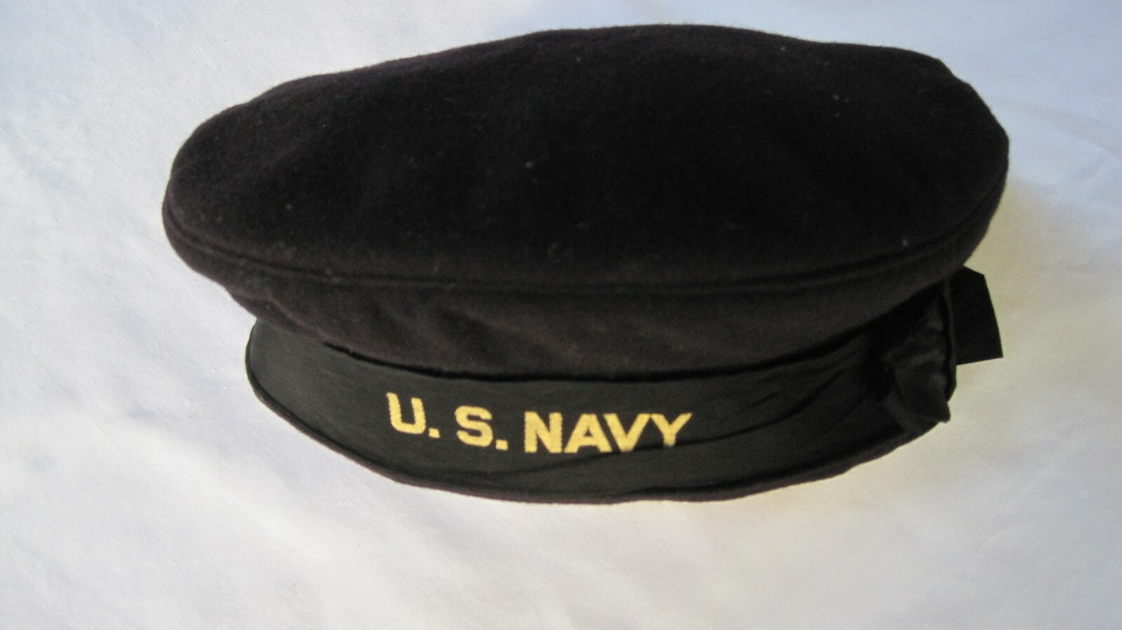 US Navy Black Wool Beret, size 7