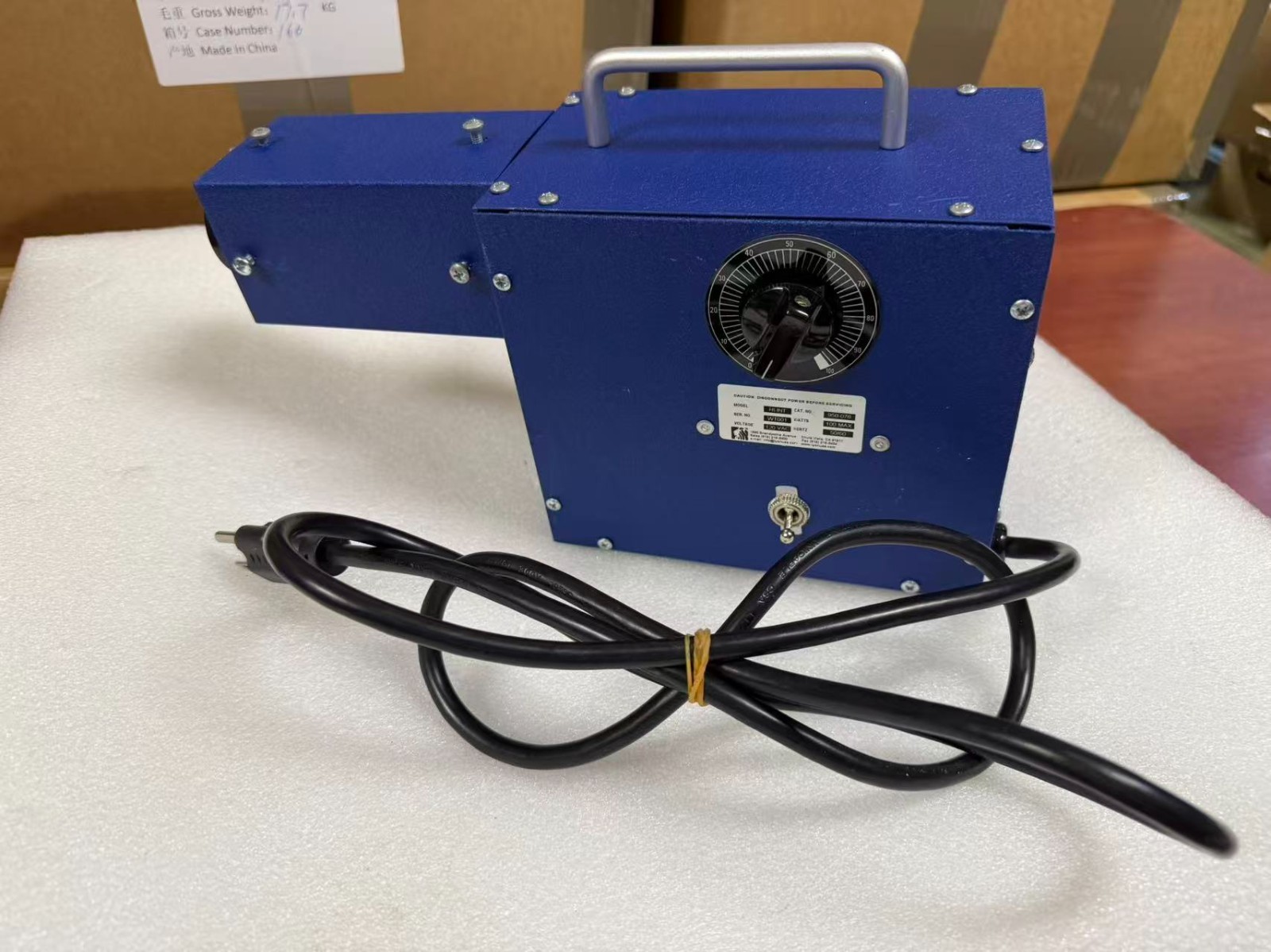 LYON ELECTRIC MODEL HI-INT 950-076 120Vac LIGHT SOURCE